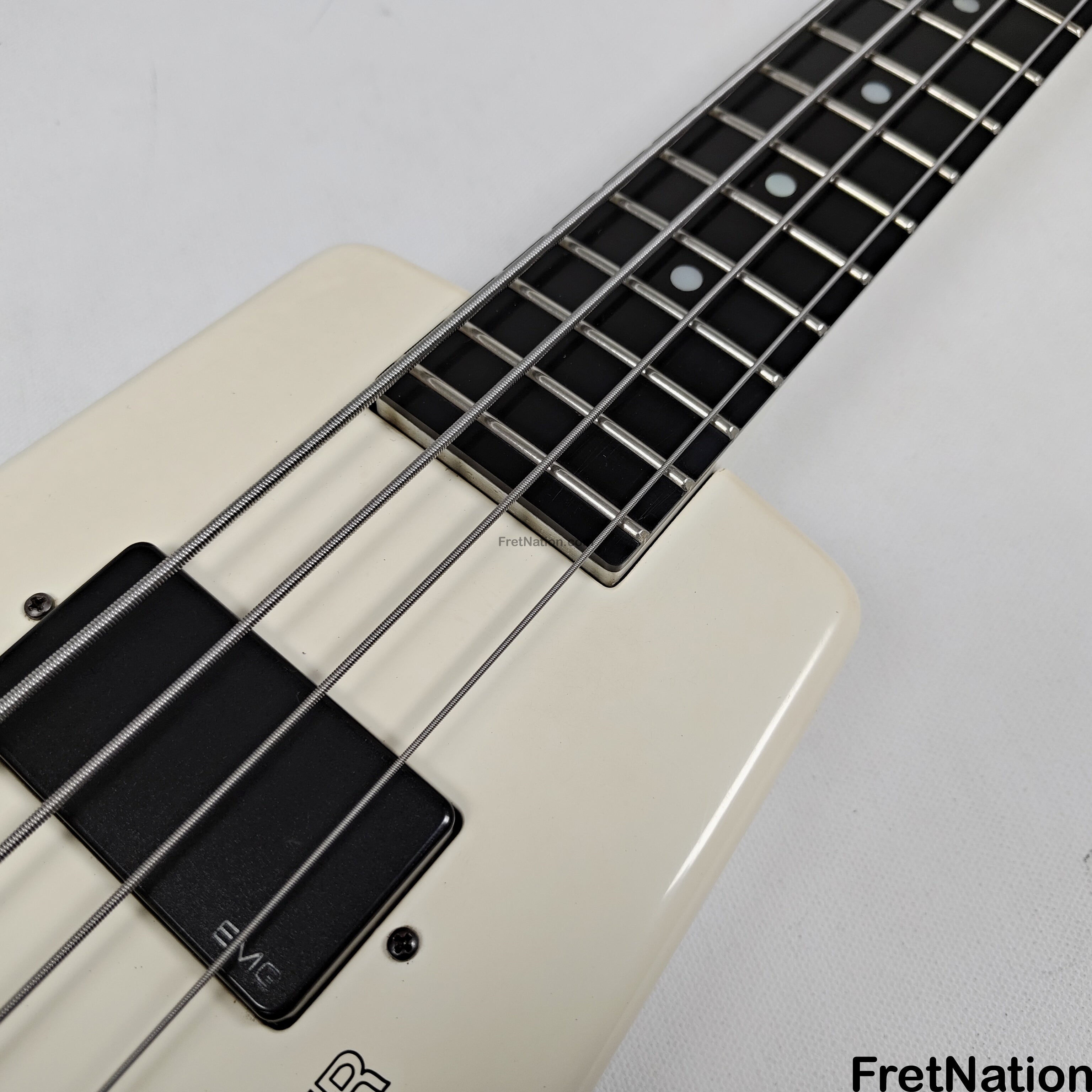 Steinberger XL-2 White Headless 1985 4-String Bass - 8.72lbs #3554