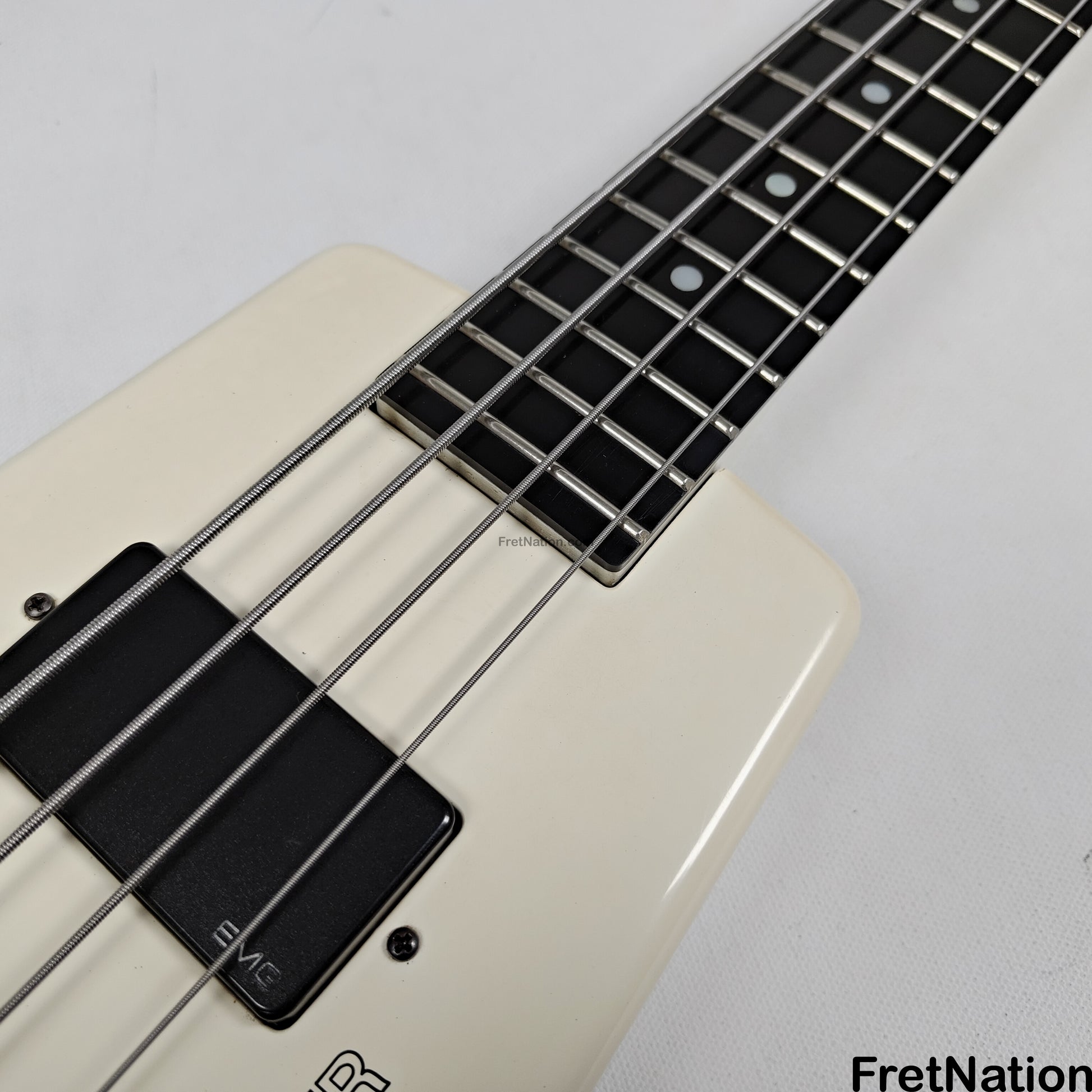 Fret Nation Steinberger XL-2 White Headless 1985 4-String Bass - 8.72lbs #3554 Pre-Owned