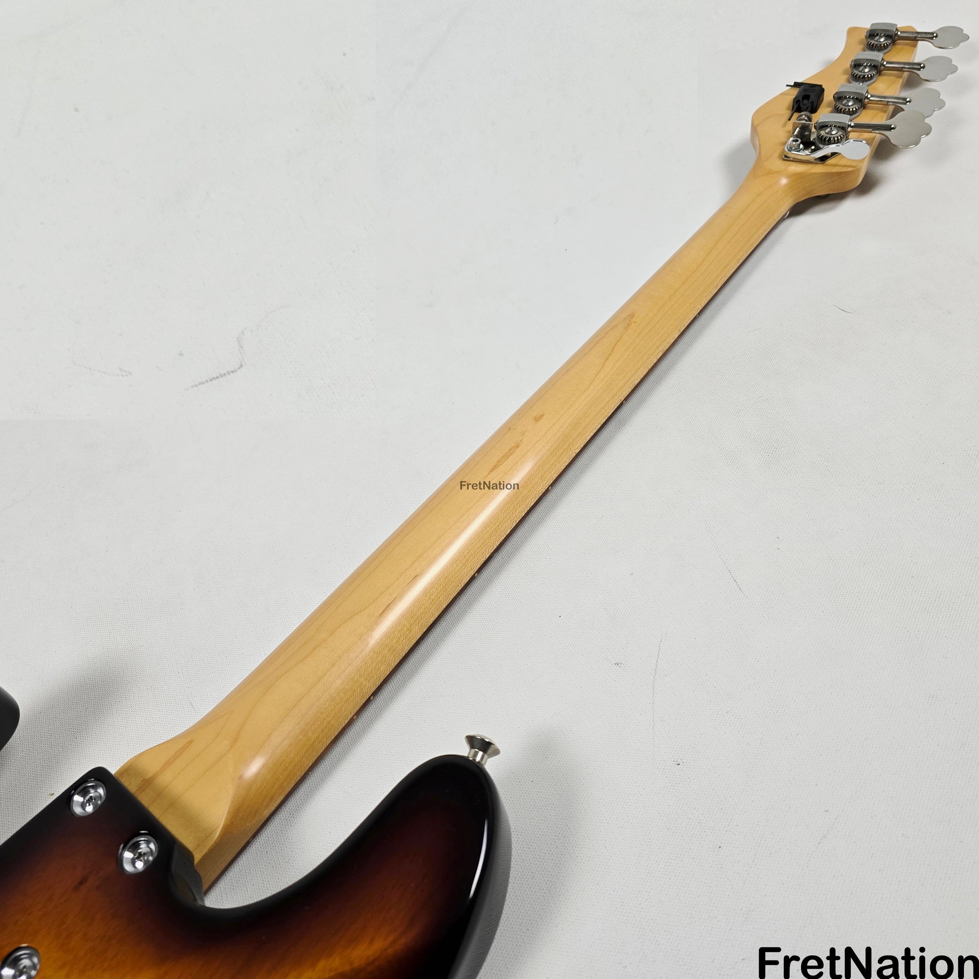 Fret Nation Valenti T21-P4 4-String '59 Burst Bass 7.66lbs #205 - Pre-Owned