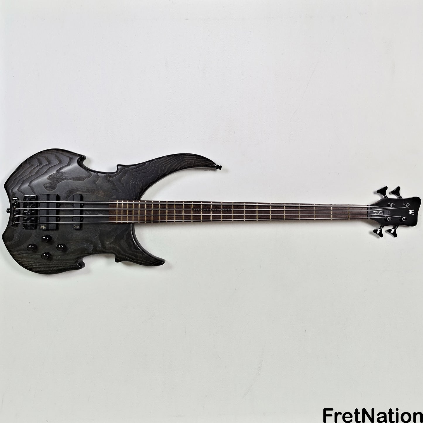 Fret Nation Warwick Vampyre Dark Lord 4-String Bass Black Ash - 11.74lbs K 138301-07 Pre-Owned
