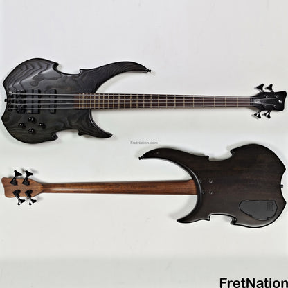 Fret Nation Warwick Vampyre Dark Lord 4-String Bass Black Ash - 11.74lbs K 138301-07 Pre-Owned