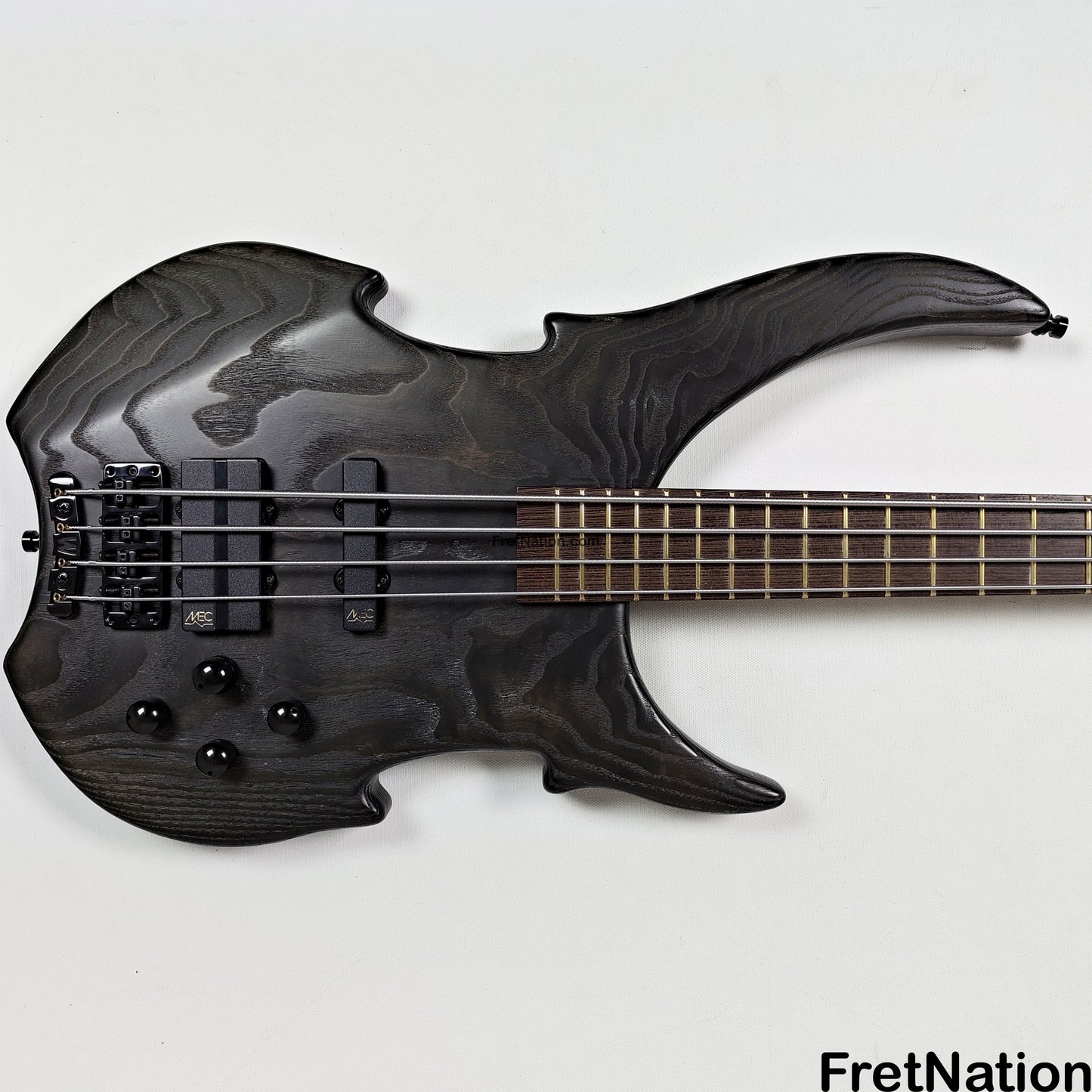Fret Nation Warwick Vampyre Dark Lord 4-String Bass Black Ash - 11.74lbs K 138301-07 Pre-Owned