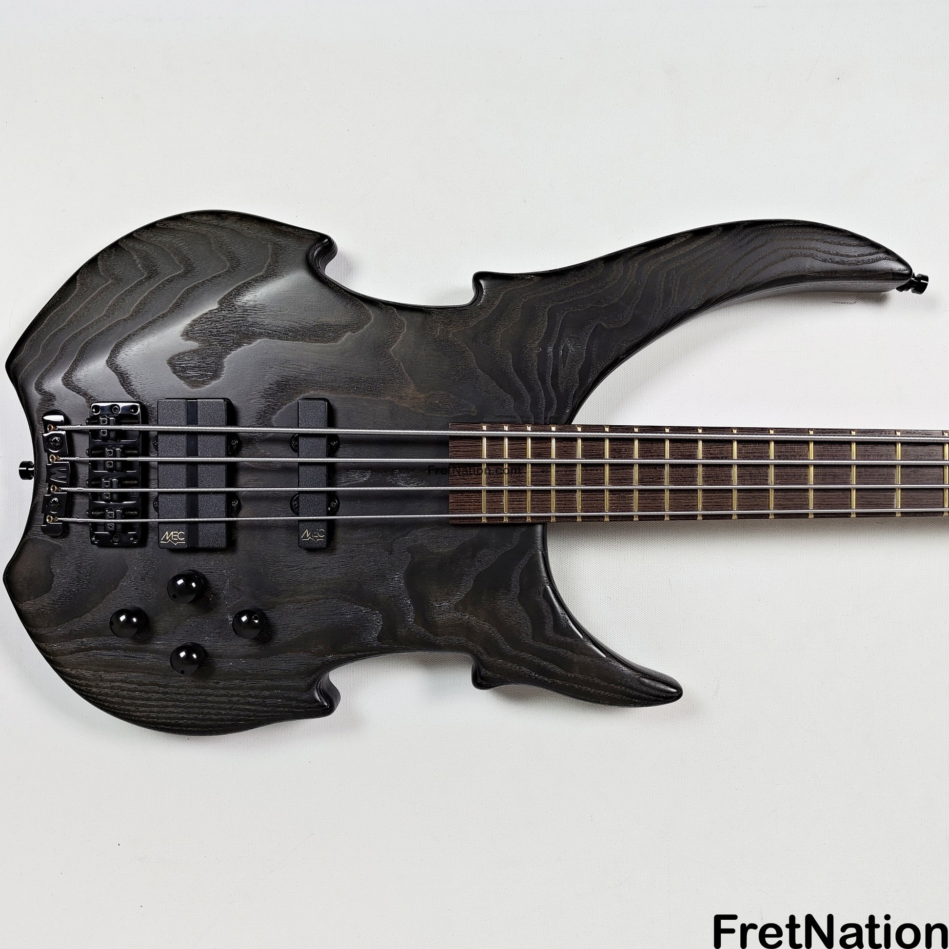 Fret Nation Warwick Vampyre Dark Lord 4-String Bass Black Ash - 11.74lbs K 138301-07 Pre-Owned