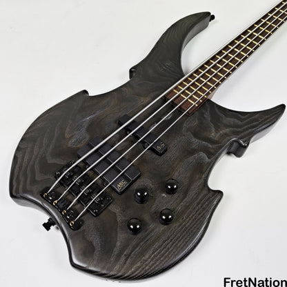 Fret Nation Warwick Vampyre Dark Lord 4-String Bass Black Ash - 11.74lbs K 138301-07 Pre-Owned