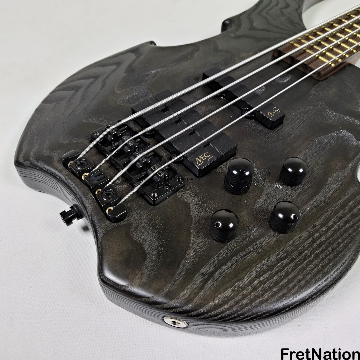Fret Nation Warwick Vampyre Dark Lord 4-String Bass Black Ash - 11.74lbs K 138301-07 Pre-Owned
