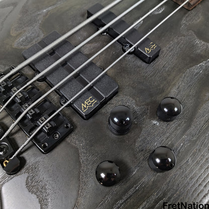 Fret Nation Warwick Vampyre Dark Lord 4-String Bass Black Ash - 11.74lbs K 138301-07 Pre-Owned