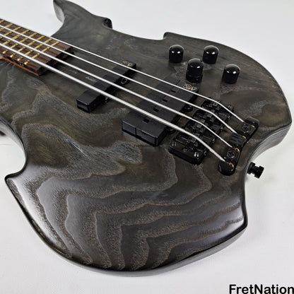 Fret Nation Warwick Vampyre Dark Lord 4-String Bass Black Ash - 11.74lbs K 138301-07 Pre-Owned