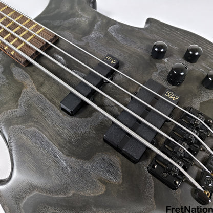 Fret Nation Warwick Vampyre Dark Lord 4-String Bass Black Ash - 11.74lbs K 138301-07 Pre-Owned