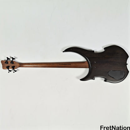 Fret Nation Warwick Vampyre Dark Lord 4-String Bass Black Ash - 11.74lbs K 138301-07 Pre-Owned