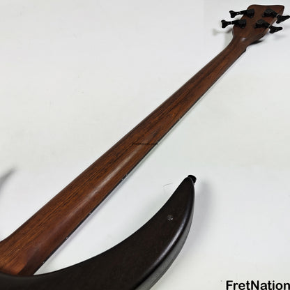 Fret Nation Warwick Vampyre Dark Lord 4-String Bass Black Ash - 11.74lbs K 138301-07 Pre-Owned
