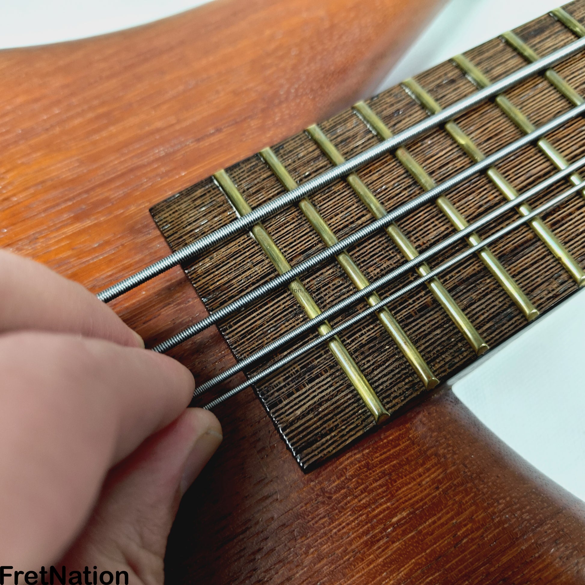 Fret Nation Warwick MasterBuilt Dolphin SN 4-String Special Edition - 9.68lbs J 164007-23 Pre-Owned