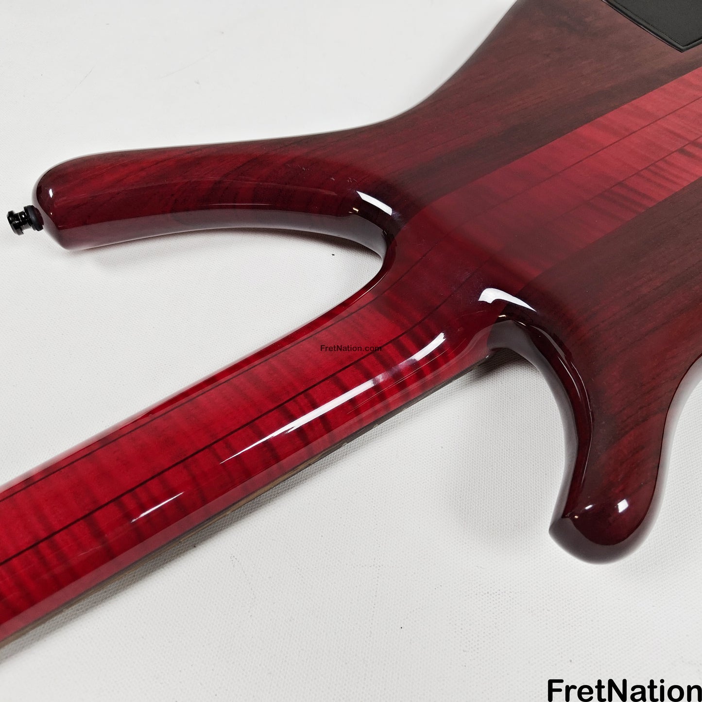 Fret Nation Warwick Infinity 4-String Bass Burgundy Red w/ LED's - 9.50lbs G 079241-00 Pre-Owned