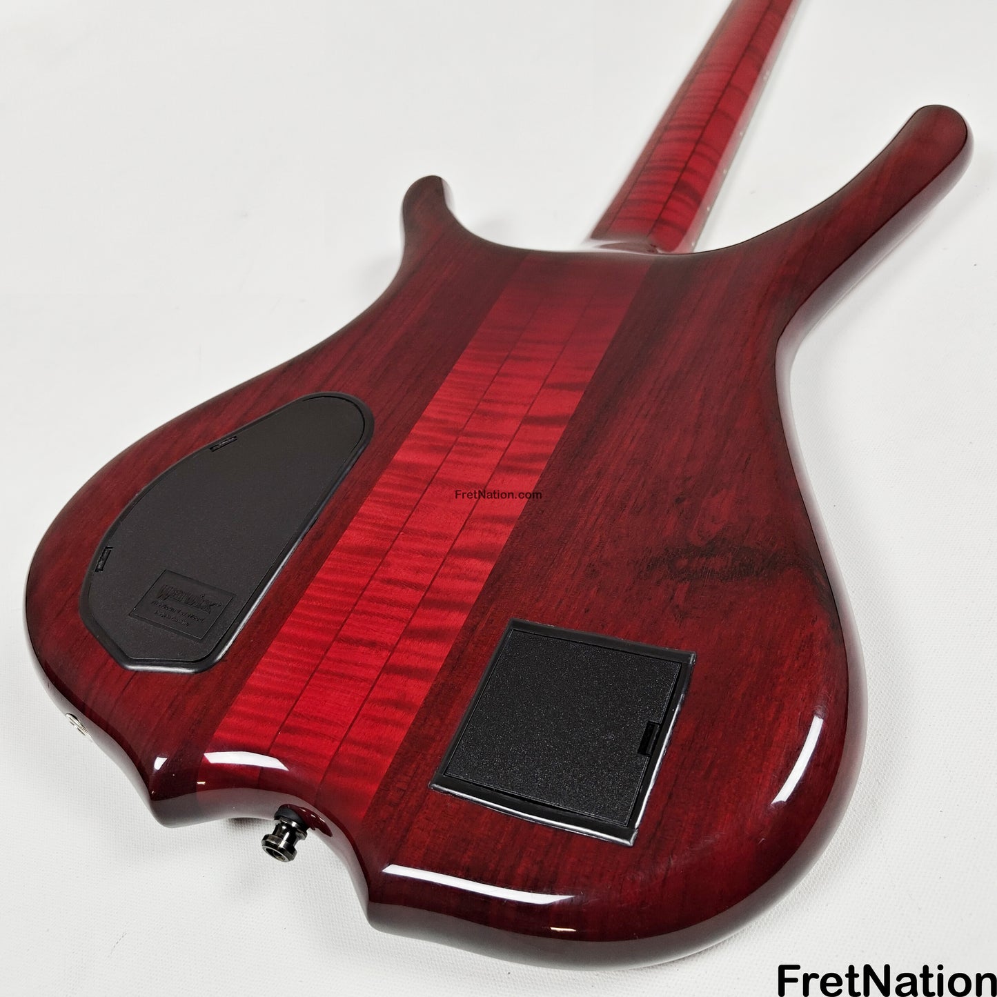 Fret Nation Warwick Infinity 4-String Bass Burgundy Red w/ LED's - 9.50lbs G 079241-00 Pre-Owned