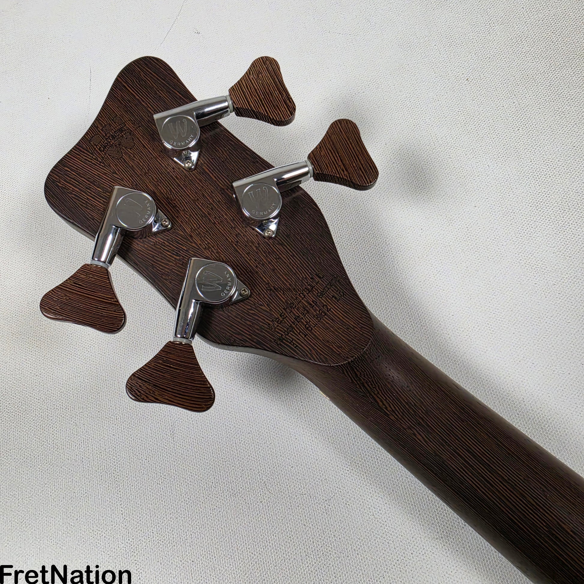 Fret Nation Warwick CustomShop Streamer LX 4-String Bass White Pearl Glow-In-The-Dark 9.90lbs F-161362-15 - Pre-Owned