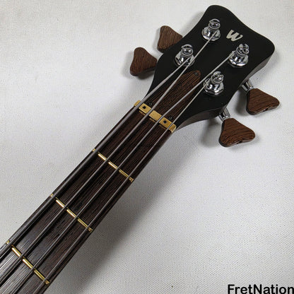 Fret Nation Warwick CustomShop Streamer LX 4-String Bass White Pearl Glow-In-The-Dark 9.90lbs F-161362-15 - Pre-Owned