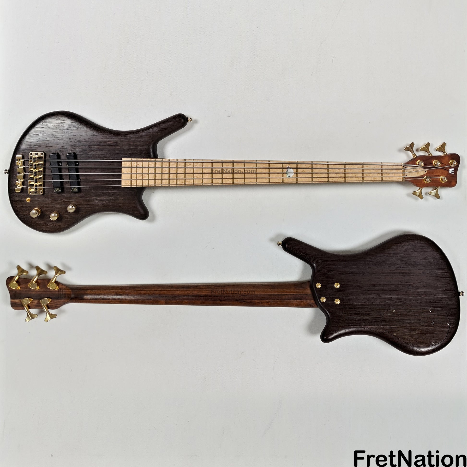 Fret Nation Warwick MasterBuilt Custom Shop Thumb Bolt-On XL 5-String Bass 35" Scale - 10.72lbs D 162386-17 Pre-Owned