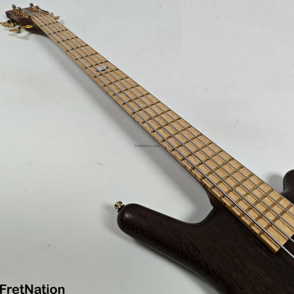 Fret Nation Warwick MasterBuilt Custom Shop Thumb Bolt-On XL 5-String Bass 35" Scale - 10.72lbs D 162386-17 Pre-Owned