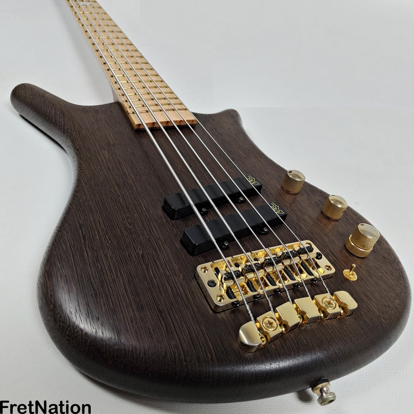 Fret Nation Warwick MasterBuilt Custom Shop Thumb Bolt-On XL 5-String Bass 35" Scale - 10.72lbs D 162386-17 Pre-Owned