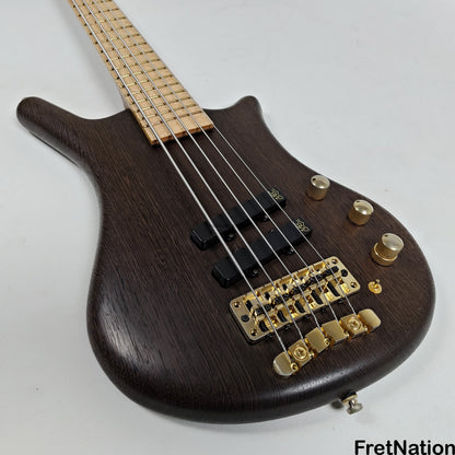 Fret Nation Warwick MasterBuilt Custom Shop Thumb Bolt-On XL 5-String Bass 35" Scale - 10.72lbs D 162386-17 Pre-Owned