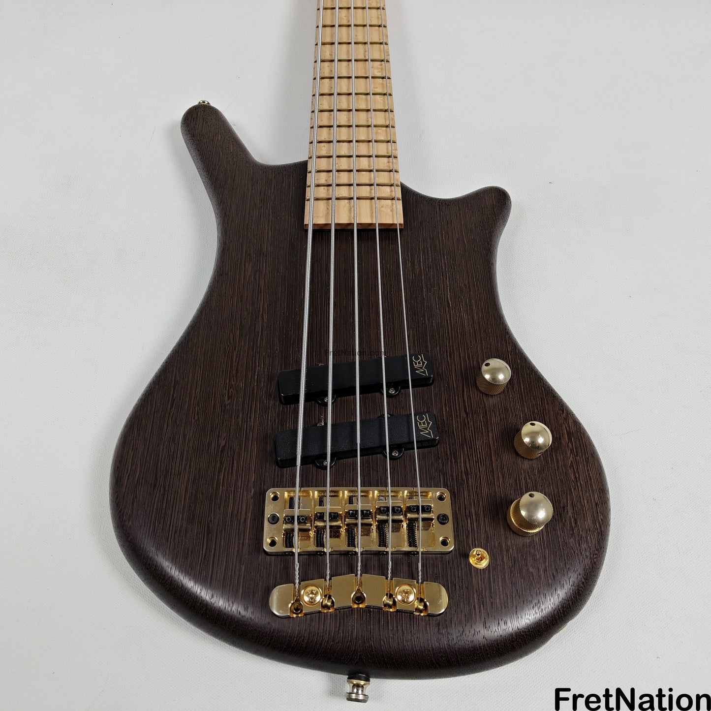 Fret Nation Warwick MasterBuilt Custom Shop Thumb Bolt-On XL 5-String Bass 35" Scale - 10.72lbs D 162386-17 Pre-Owned