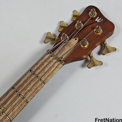 Fret Nation Warwick MasterBuilt Custom Shop Thumb Bolt-On XL 5-String Bass 35" Scale - 10.72lbs D 162386-17 Pre-Owned