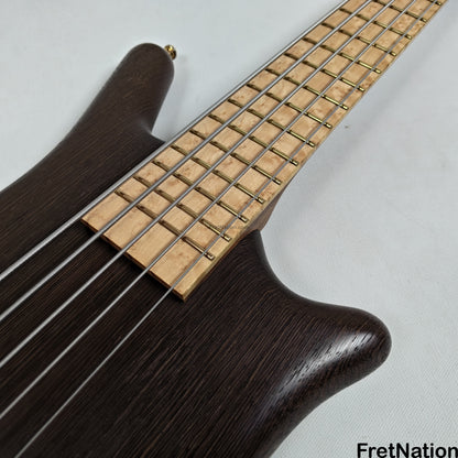 Fret Nation Warwick MasterBuilt Custom Shop Thumb Bolt-On XL 5-String Bass 35" Scale - 10.72lbs D 162386-17 Pre-Owned