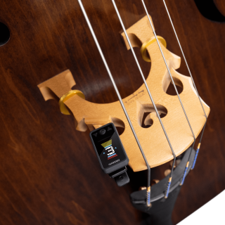 D'Addario D'Addario Eclipse Cello/Bass Clip-On Tuner - PW-CT-17CBK Black