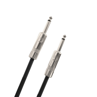 D'Addario D'Addario Custom Series Braided Instrument Cable 15' Black - PW-BG-15BK