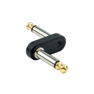 D'Addario D'Addario 1/4 Inch Male Mono Offset Adaptor - PW-P047B