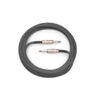 D'Addario D'Addario Custom Series Braided Instrument Cable 20' Grey - PW-BG-20BG