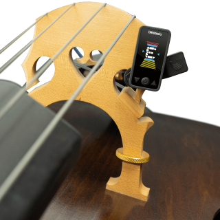 D'Addario D'Addario Eclipse Cello/Bass Clip-On Tuner - PW-CT-17CBK Black