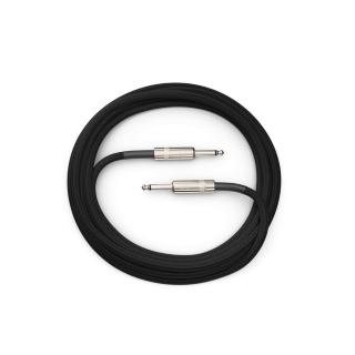 D'Addario D'Addario Custom Series Braided Instrument Cable 15' Black - PW-BG-15BK