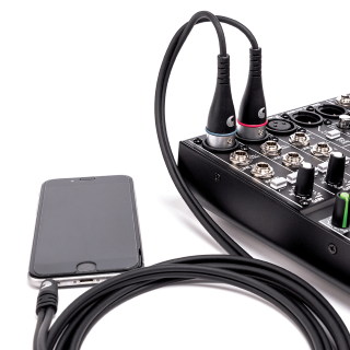 D'Addario D'Addario Custom Series 1/8 Inch to Dual XLR Audio Cable 6' - PW-MPXLR-06