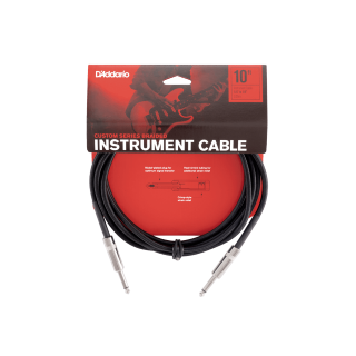 D'Addario D'Addario Custom Series Braided Instrument Cable 15' Black - PW-BG-15BK