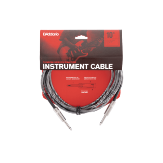 D'Addario D'Addario Custom Series Braided Instrument Cable 20' Grey - PW-BG-20BG