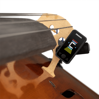 D'Addario D'Addario Eclipse Cello/Bass Clip-On Tuner - PW-CT-17CBK Black