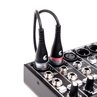 D'Addario D'Addario Custom Series 1/8 Inch to Dual XLR Audio Cable 6' - PW-MPXLR-06