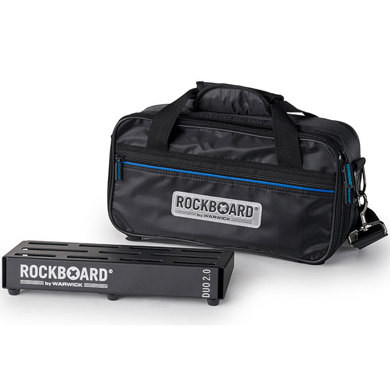RockBoard RockBoard Pedalboard Duo 2.0 w/ Gig-Bag - RBO B 2.0 DUO B - 12.5" x 5.25"