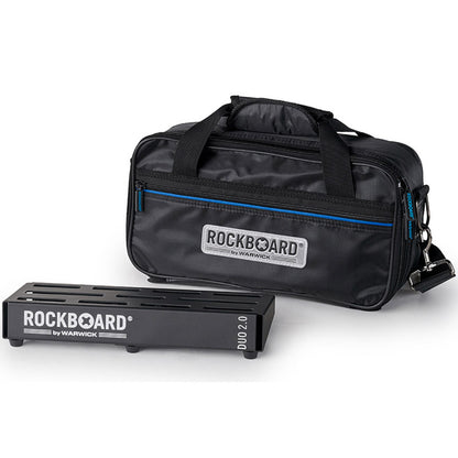 RockBoard RockBoard Pedalboard Duo 2.0 w/ Gig-Bag - RBO B 2.0 DUO B - 12.5" x 5.25"