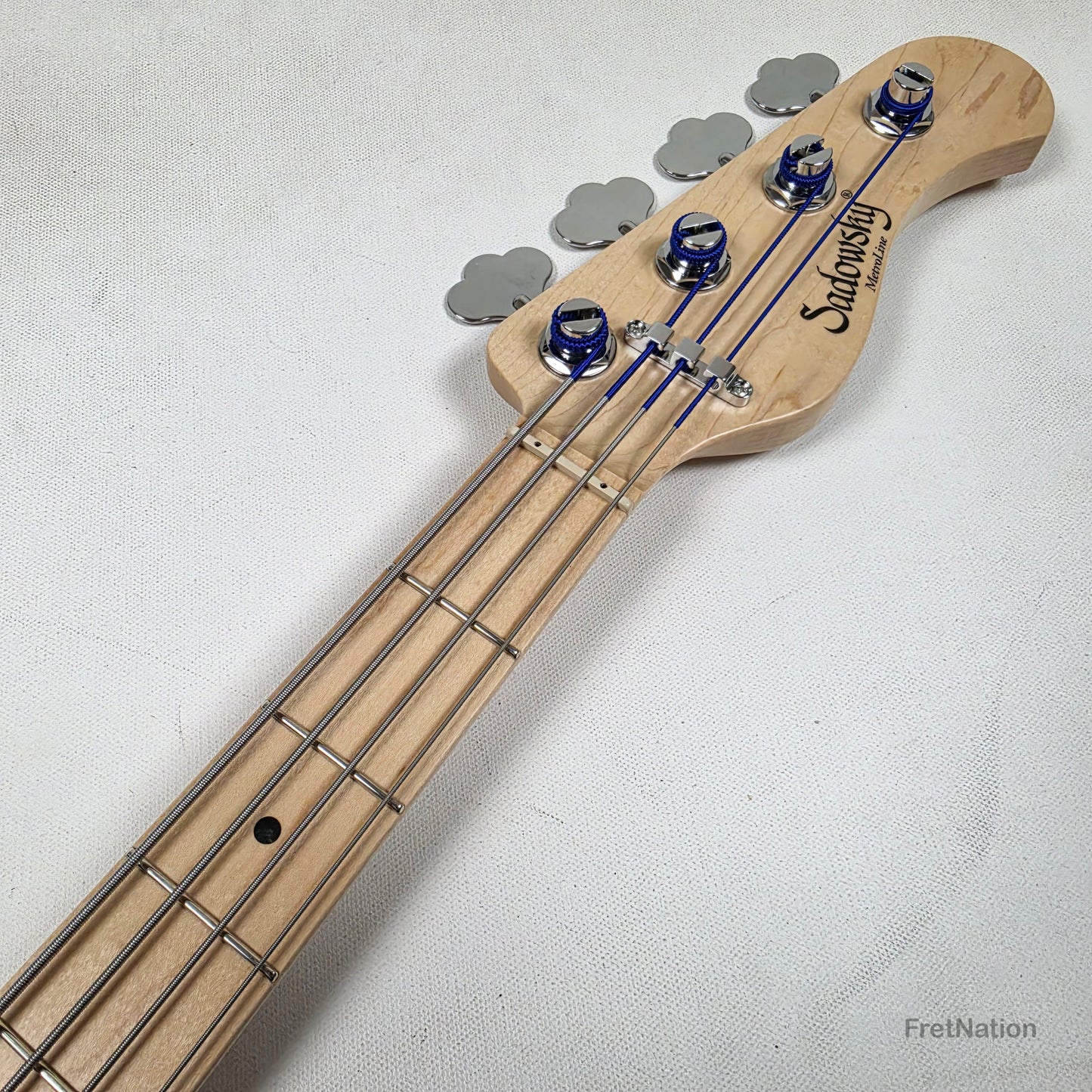Sadowsky MetroLine Hybrid PJ 21-Fret 4-String Bass Dark Lake Placid Blue - 8.24lbs 2564-23