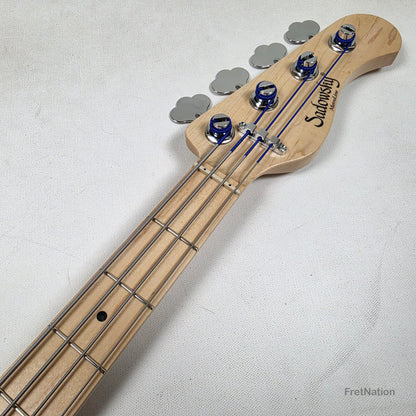 Sadowsky MetroLine Hybrid PJ 21-Fret 4-String Bass Dark Lake Placid Blue - 8.24lbs 2564-23