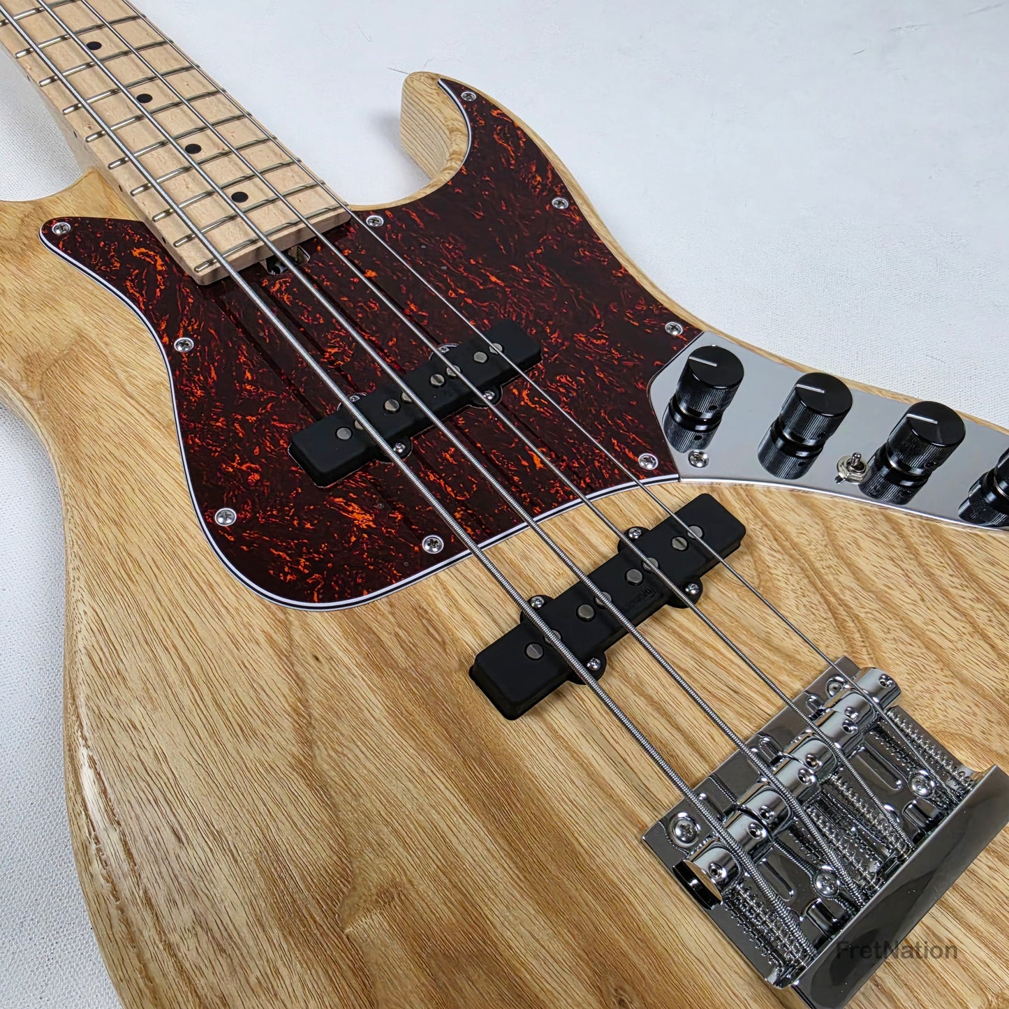 Sadowsky MetroLine Artist Will Lee 4-String Bass - Natural Satin Ash 7.44lbs #4068-24 - SML22WL4 90 ASH FR