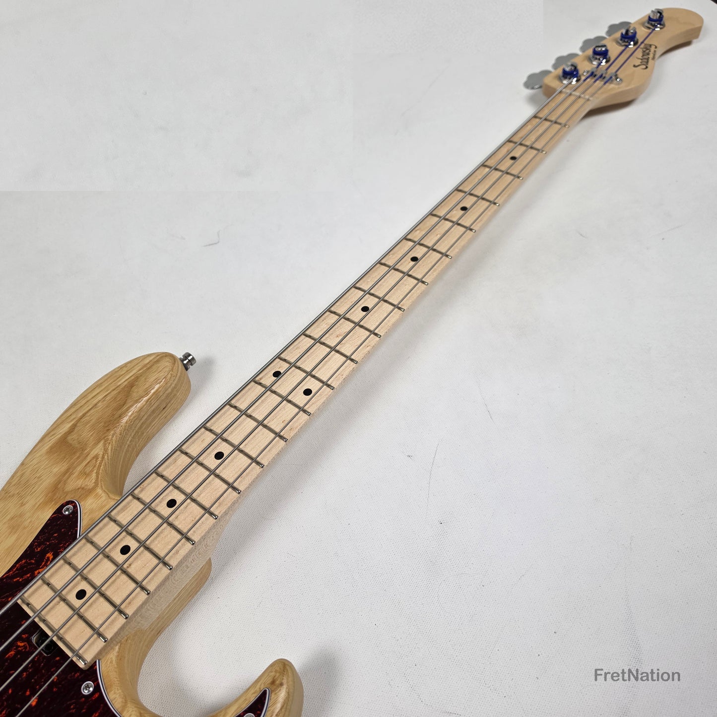 Sadowsky MetroLine Artist Will Lee 4-String Bass - Natural Satin Ash 7.44lbs #4068-24 - SML22WL4 90 ASH FR