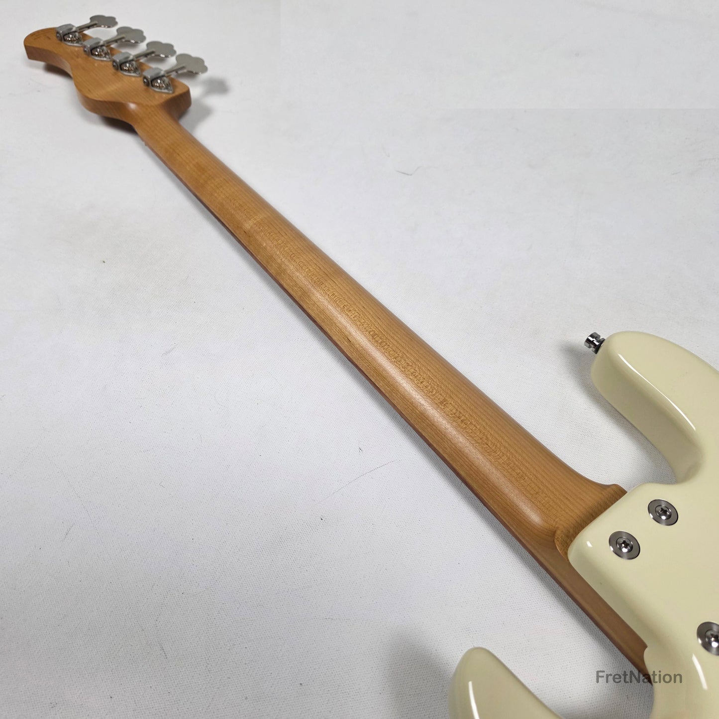 Sadowsky MasterBuilt 21-Fret Standard J/J 4-String Bass - Olympic White 7.74lbs 0122-24 - SMB21SJ4 28 ALD FR
