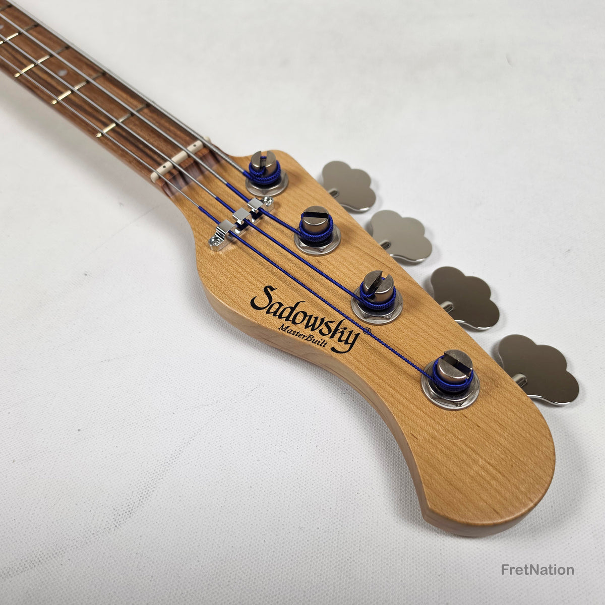 Sadowsky MasterBuilt 21-Fret Standard J/J 4-String Bass - Olympic White 7.74lbs 0122-24 - SMB21SJ4 28 ALD FR