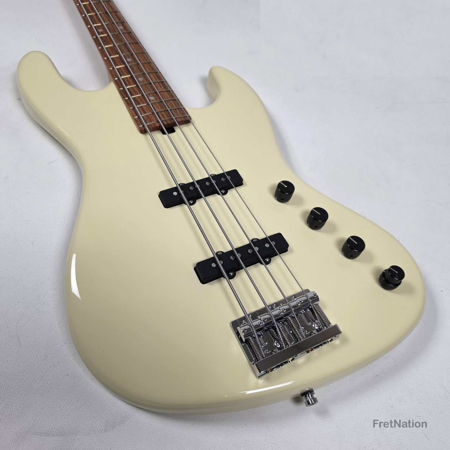 Sadowsky MasterBuilt 21-Fret Standard J/J 4-String Bass - Olympic White 7.74lbs 0122-24 - SMB21SJ4 28 ALD FR