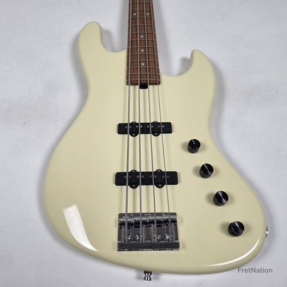 Sadowsky MasterBuilt 21-Fret Standard J/J 4-String Bass - Olympic White 7.74lbs 0122-24 - SMB21SJ4 28 ALD FR