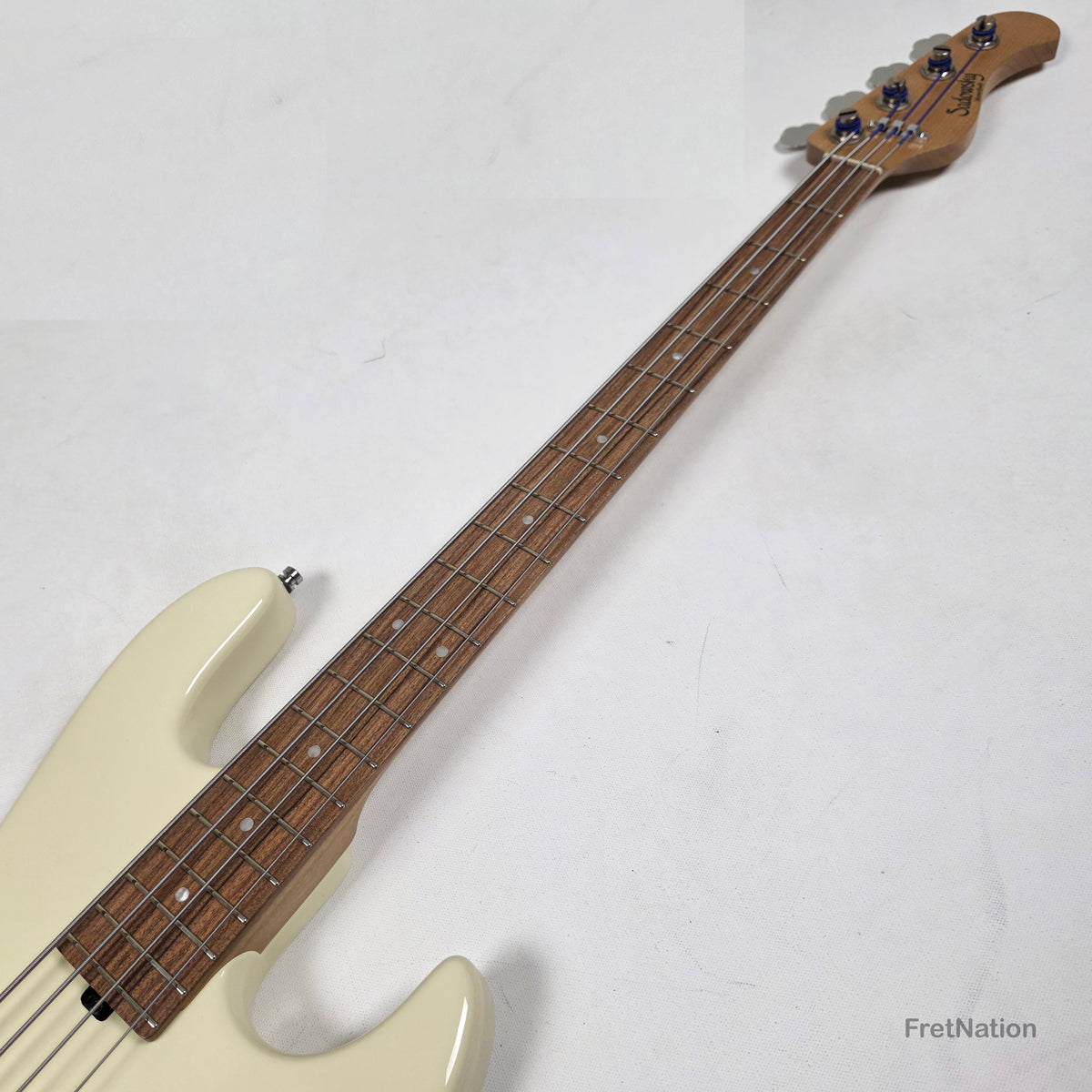 Sadowsky MasterBuilt 21-Fret Standard J/J 4-String Bass - Olympic White 7.74lbs 0122-24 - SMB21SJ4 28 ALD FR