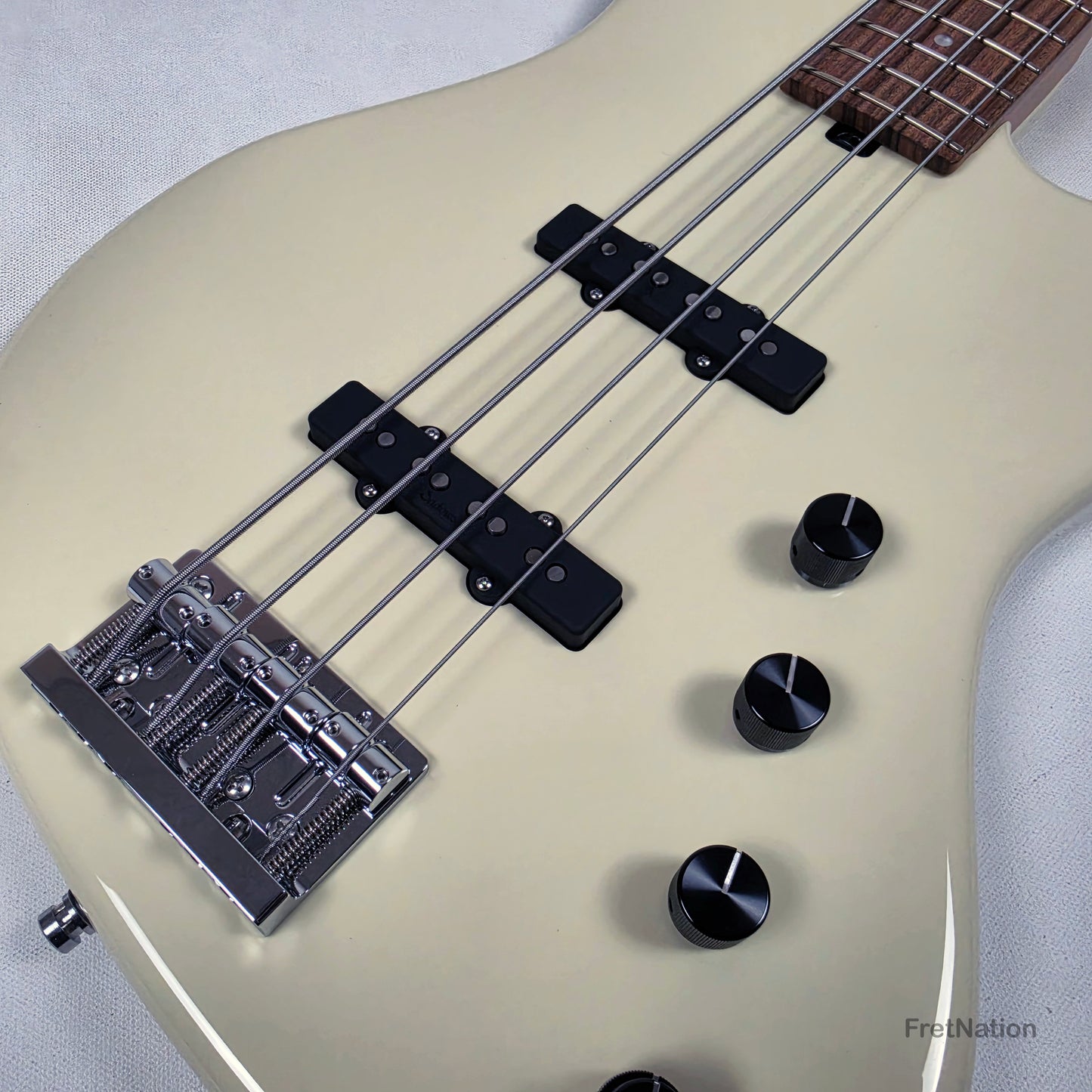 Sadowsky MasterBuilt 21-Fret Standard J/J 4-String Bass - Olympic White 7.74lbs 0122-24 - SMB21SJ4 28 ALD FR