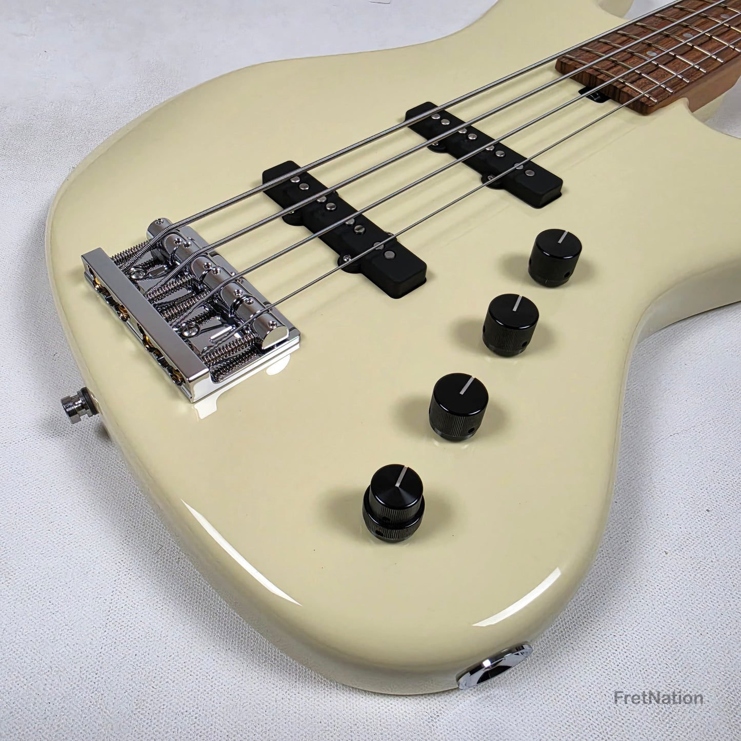 Sadowsky MasterBuilt 21-Fret Standard J/J 4-String Bass - Olympic White 7.74lbs 0122-24 - SMB21SJ4 28 ALD FR